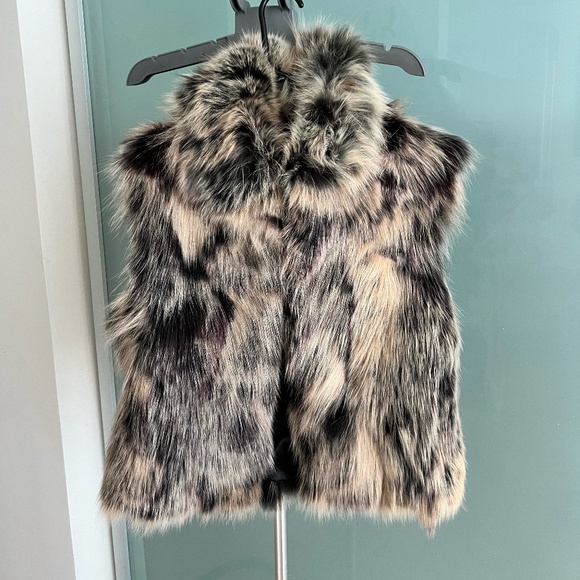 Adrienne Landau Fox Fur Vest - Size Small - Picture 2 of 4